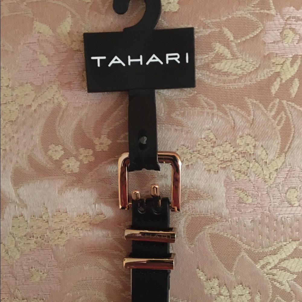 Tahari Black Belt Size Small